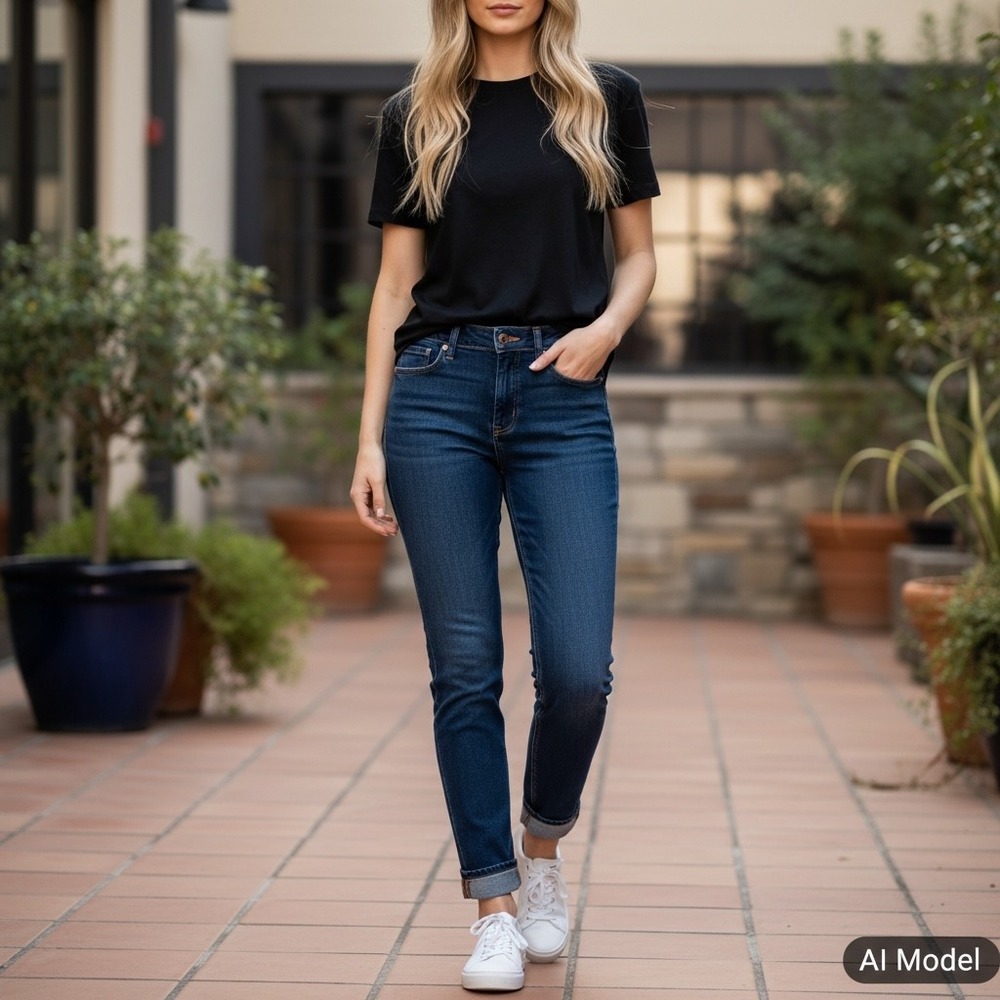 American Eagle Super High-Rise Straight Jeans Women 00 Regular Dark Blue Stretch